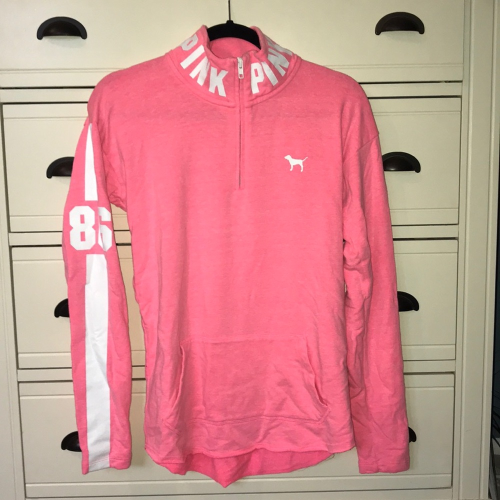 VS PINK quarter zip
